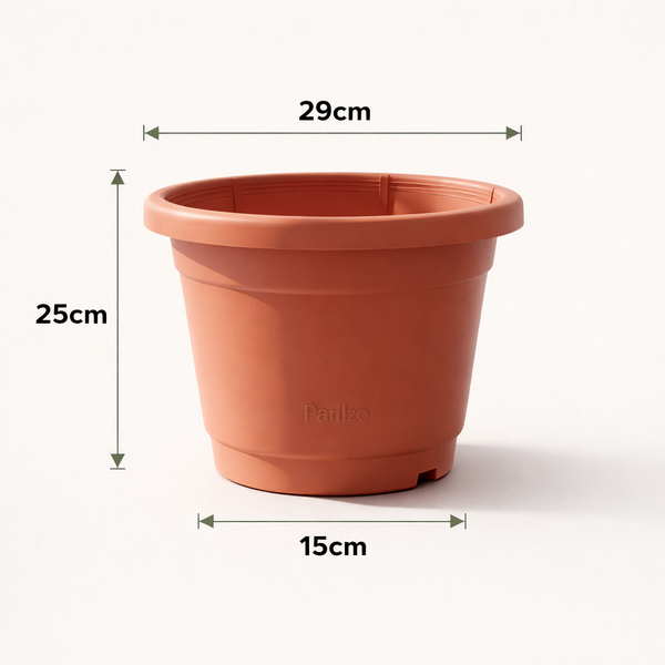 Gardening Pots - Terracotta Color ( 12Inch ) (Set of 4,6,10,12)