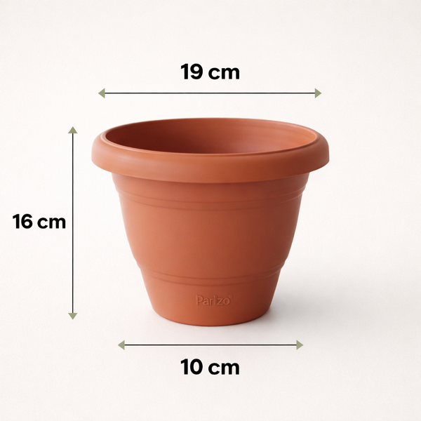 Gardening Pots - Terracotta Color ( 7 Inch ) (Set of 10,20)
