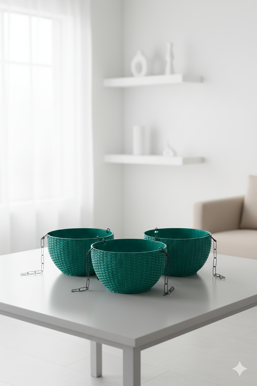 Hanging pot combo of 3