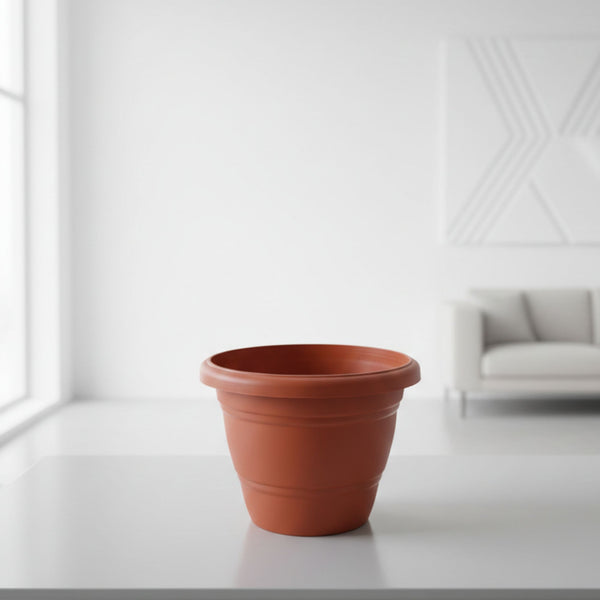 Gardening Pots - Terracotta Color ( 8 Inch ) (Set of 4,6,10,12)